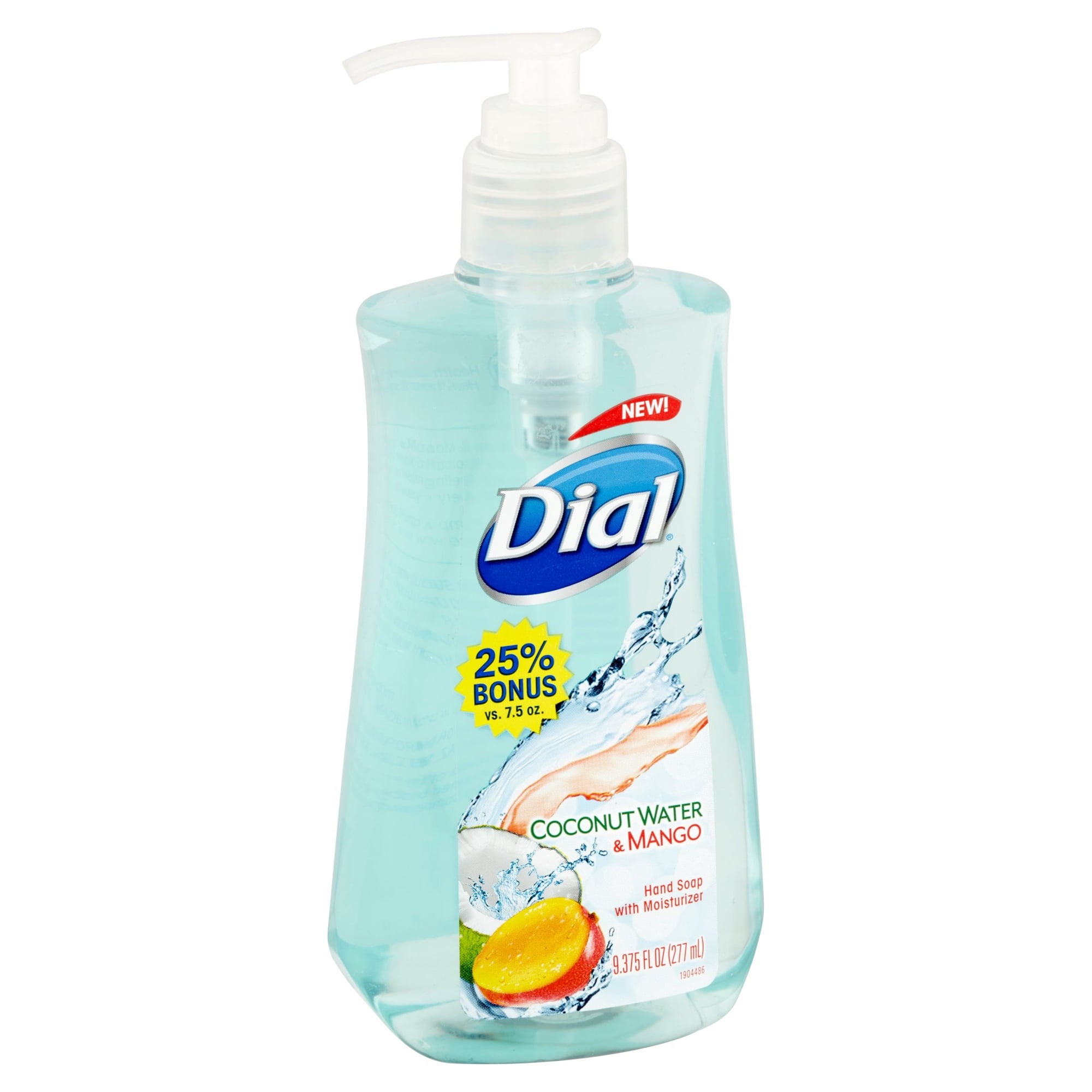 Dial Coconut Water & Mango Hand Soap with Moisturizer, 9.375 fl oz