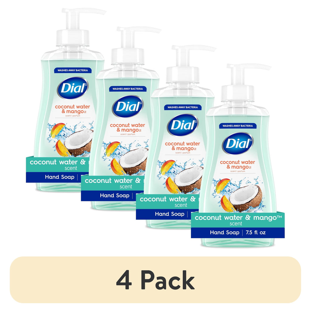 Dial Clean + Gentle Liquid Hand Soap, Coconut Water & Mango Gentle Hand Soap, 7.5 fl oz