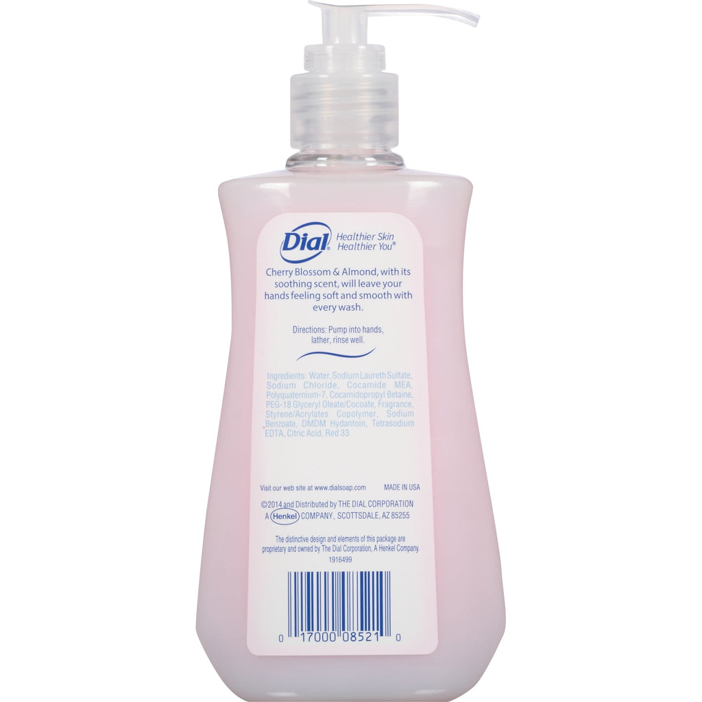 Dial Liquid Hand Soap with Moisturizer, Cherry Blossom & Almond, 9.375 Ounce Bonus Pack