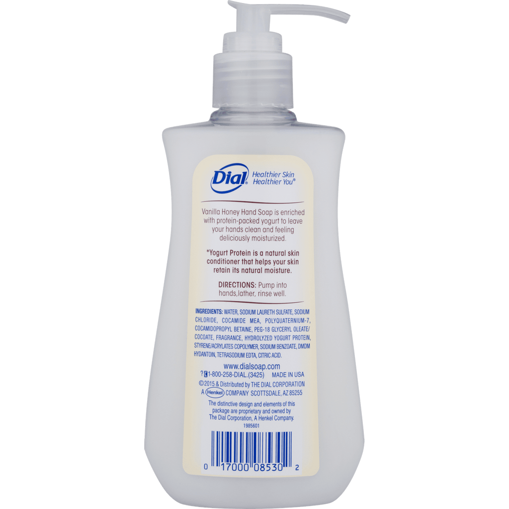 Dial 9.37 Fl. Oz. Vanilla Crème & Soy Extract Hand Soap