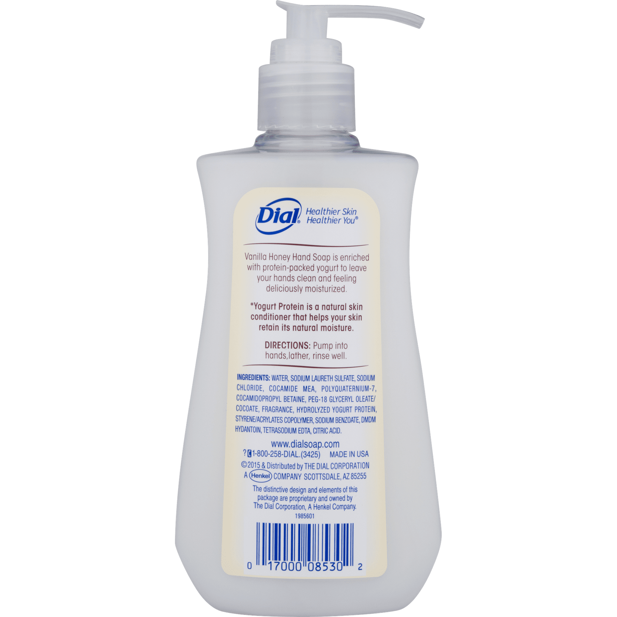 Dial 9.37 Fl. Oz. Vanilla Crème & Soy Extract Hand Soap
