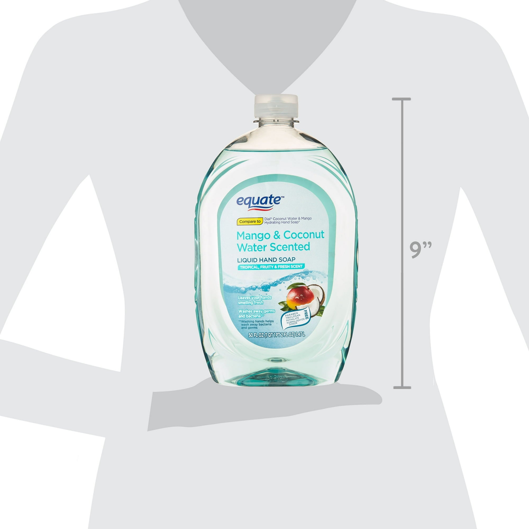 Dial Antibacterial Foaming Hand Wash, Coconut Water, 7.5 fl oz