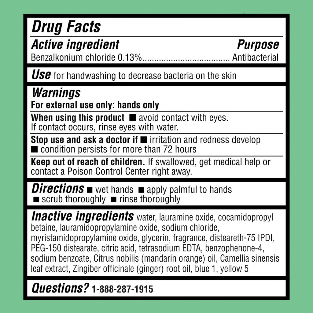 Equate Antibacterial Liquid Hand Soap Refill, Citrus, 50 fl oz