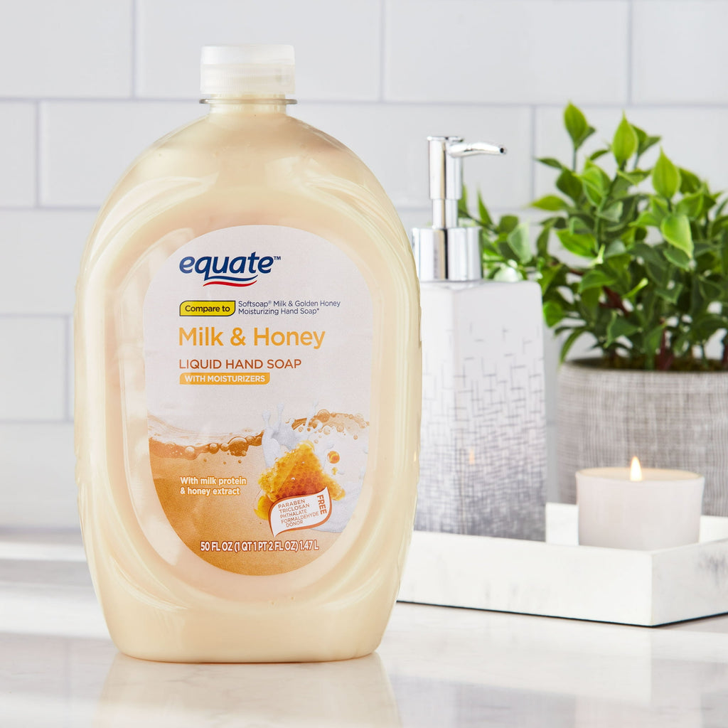Equate Clear Liquid Hand Soap Refill, 56 Oz