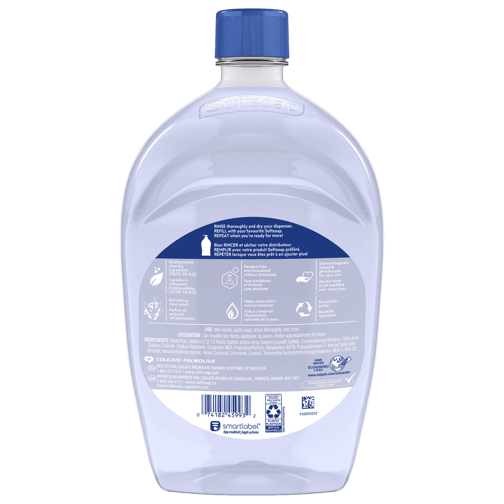 Softsoap Aquarium Liquid Hand Soap with New Easy Pour Spout, 50 fl oz Refill
