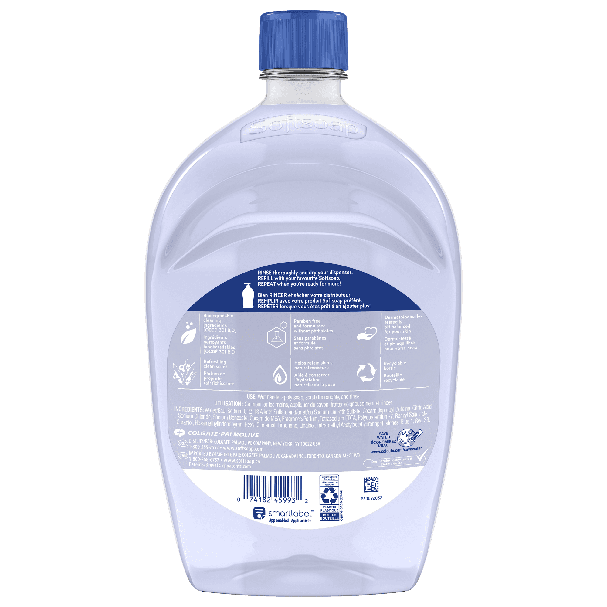 Softsoap Aquarium Liquid Hand Soap with New Easy Pour Spout, 50 fl oz Refill