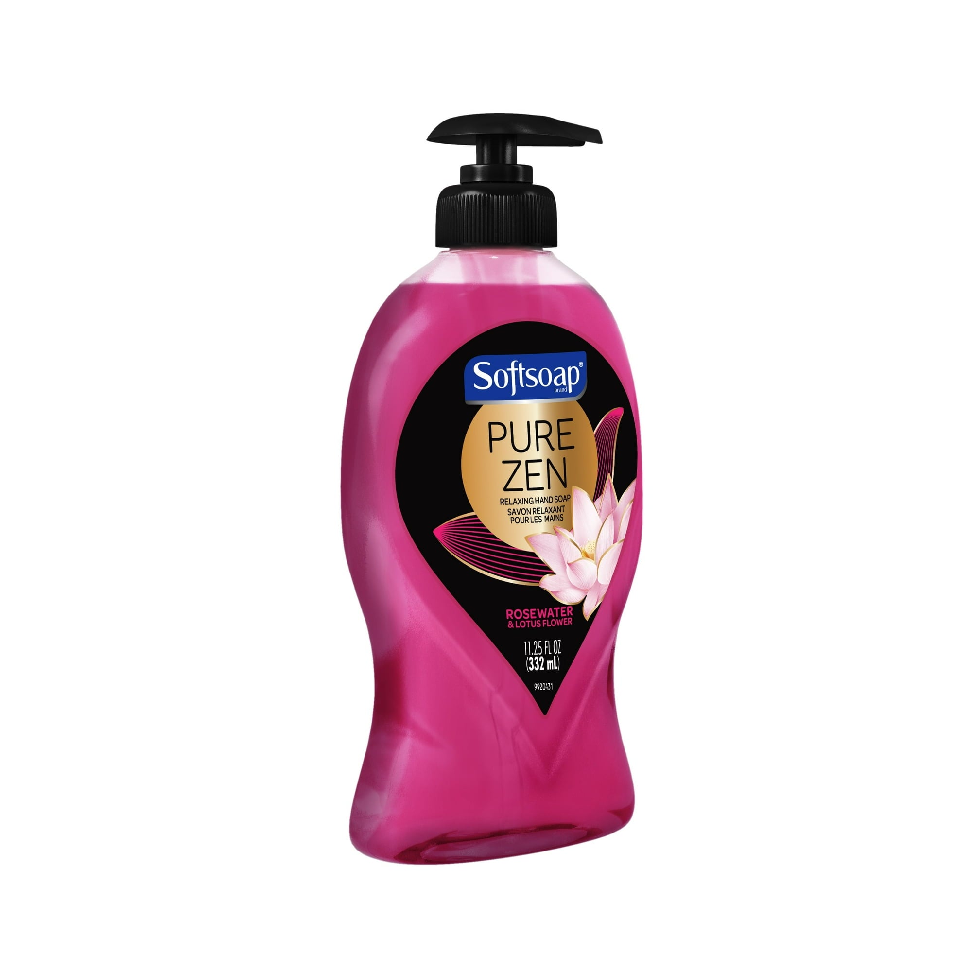 Softsoap Pure Zen Hand Soap Pump, Rosewater & Lotus Flower, 11.25 Fluid Ounce