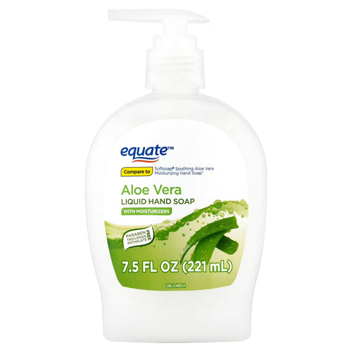 Equate Aloe Vera Liquid Hand Soap with Moisturizers, 7.5 fl oz