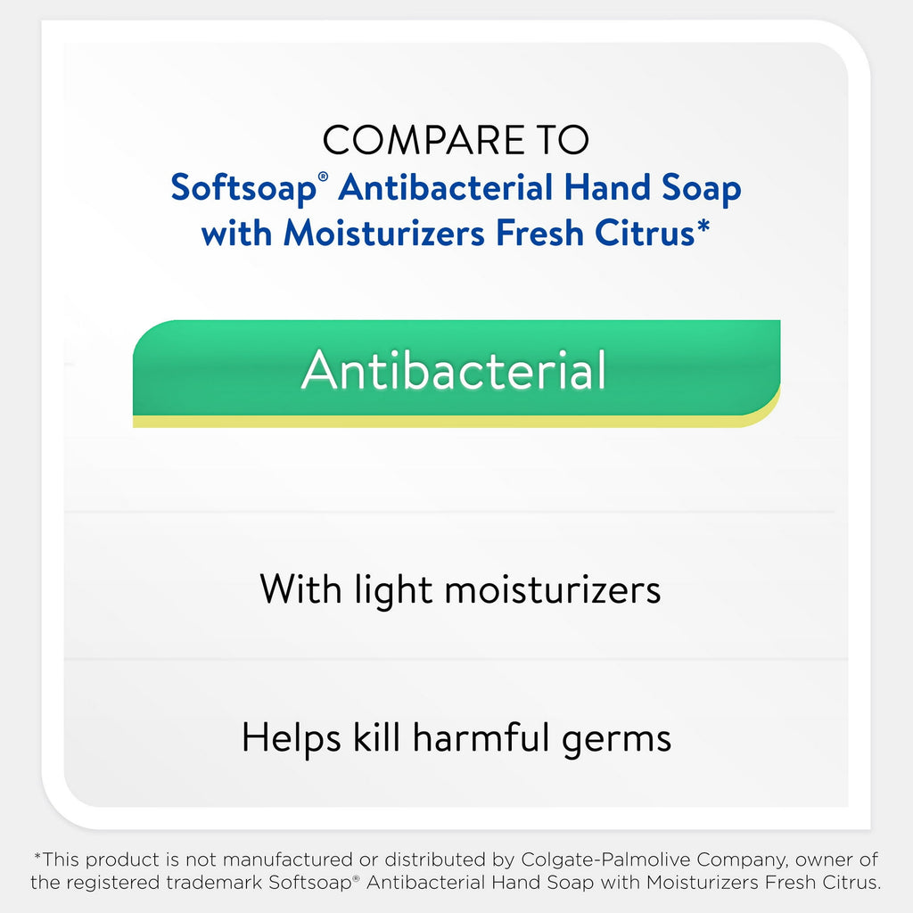 Equate Antibacterial Liquid Hand Soap Refill, Citrus, 50 fl oz