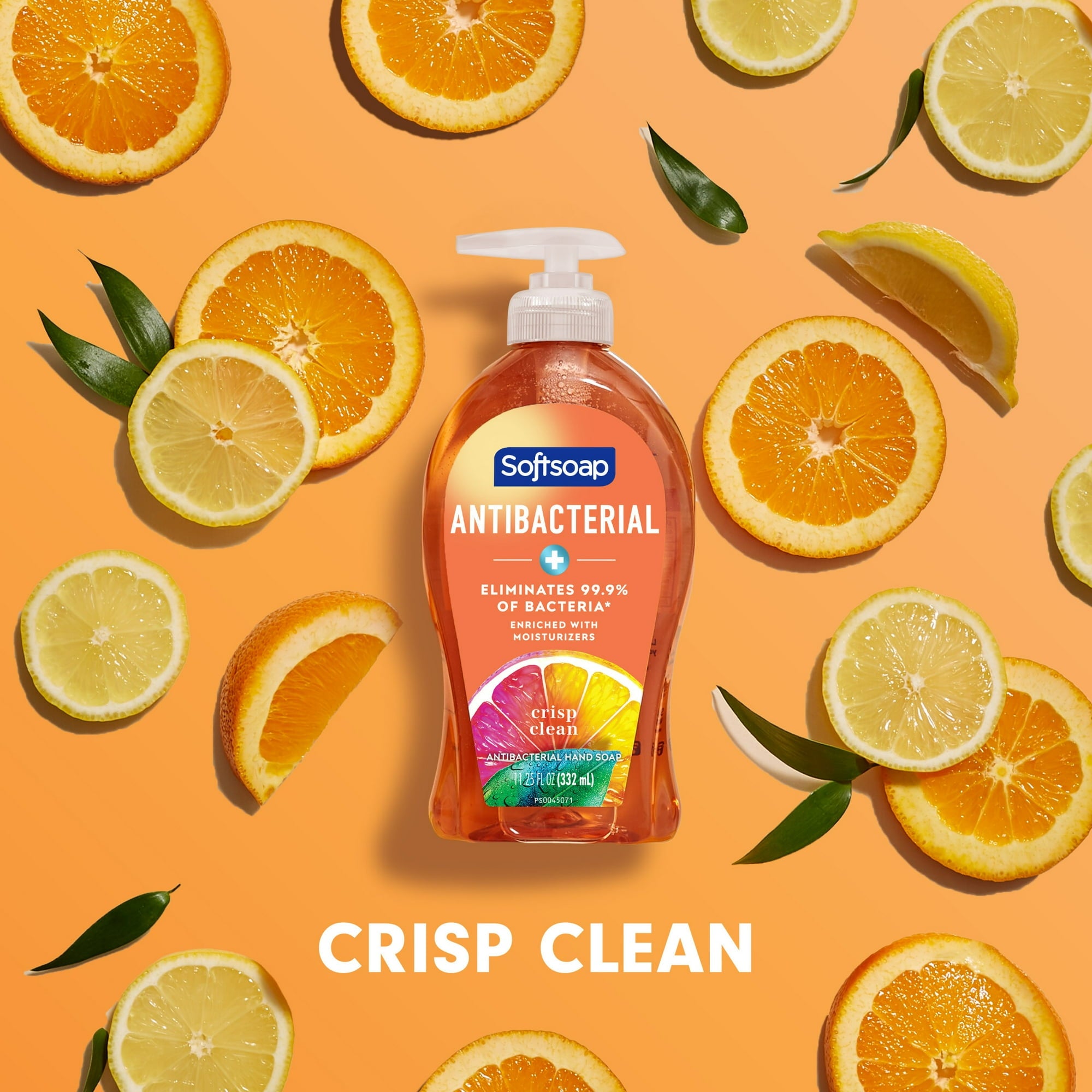 (6 pack) Softsoap Antibacterial Liquid Hand Soap, Crisp Clean, 11.25 Fluid Ounce Bottle