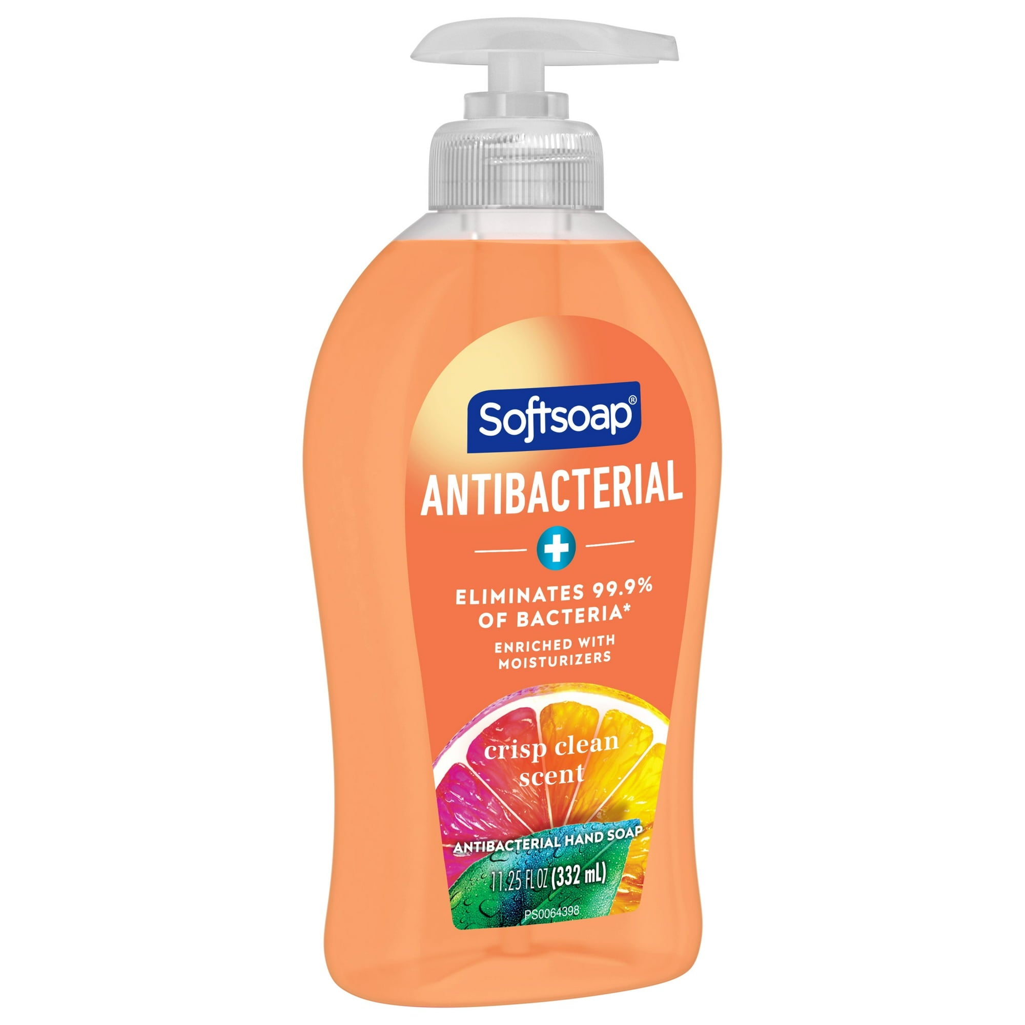 (6 pack) Softsoap Antibacterial Liquid Hand Soap, Crisp Clean, 11.25 Fluid Ounce Bottle