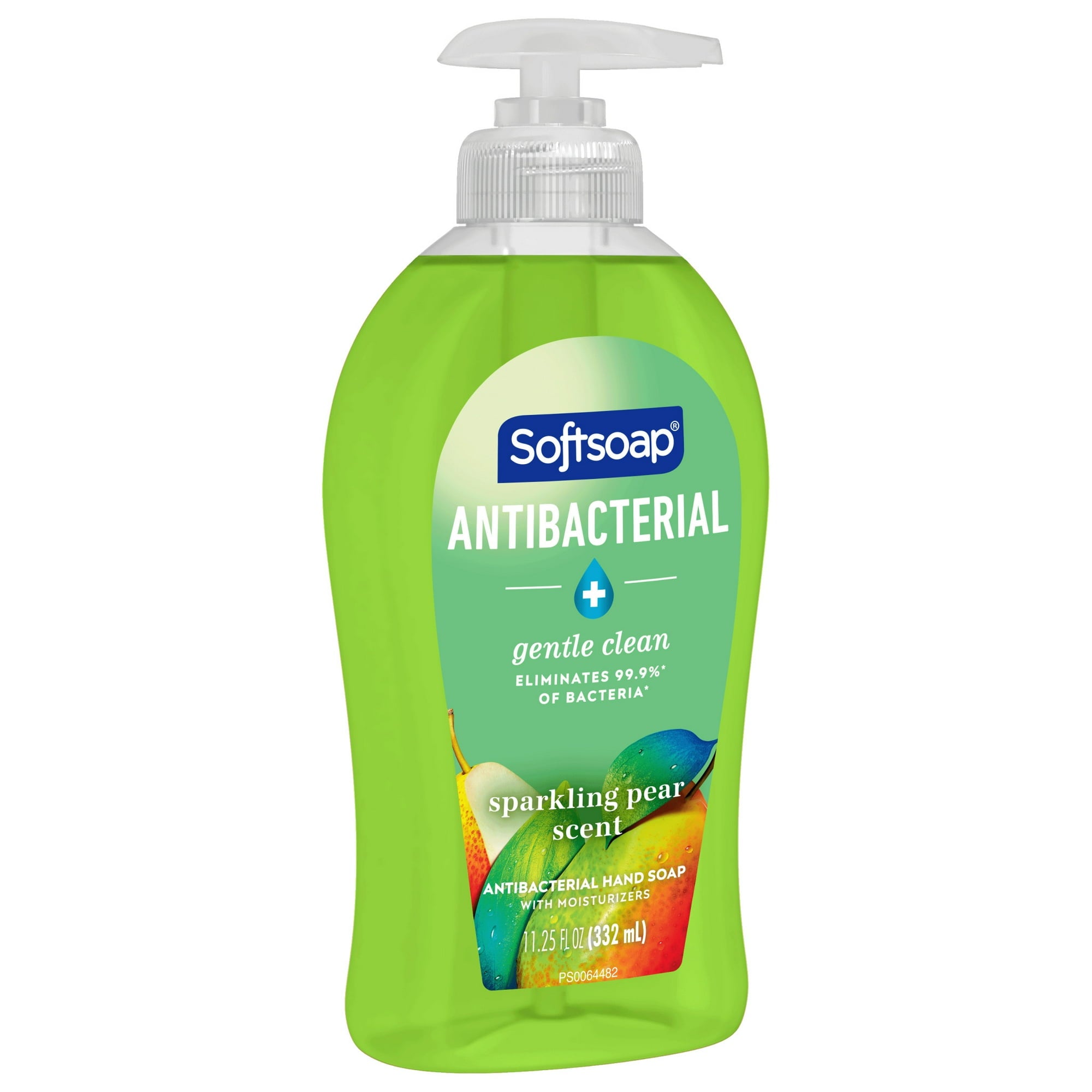 Softsoap Antibacterial Liquid Hand Soap, Sparkling Pear, 11.25 Fluid Ounce Bottle 6 Pack