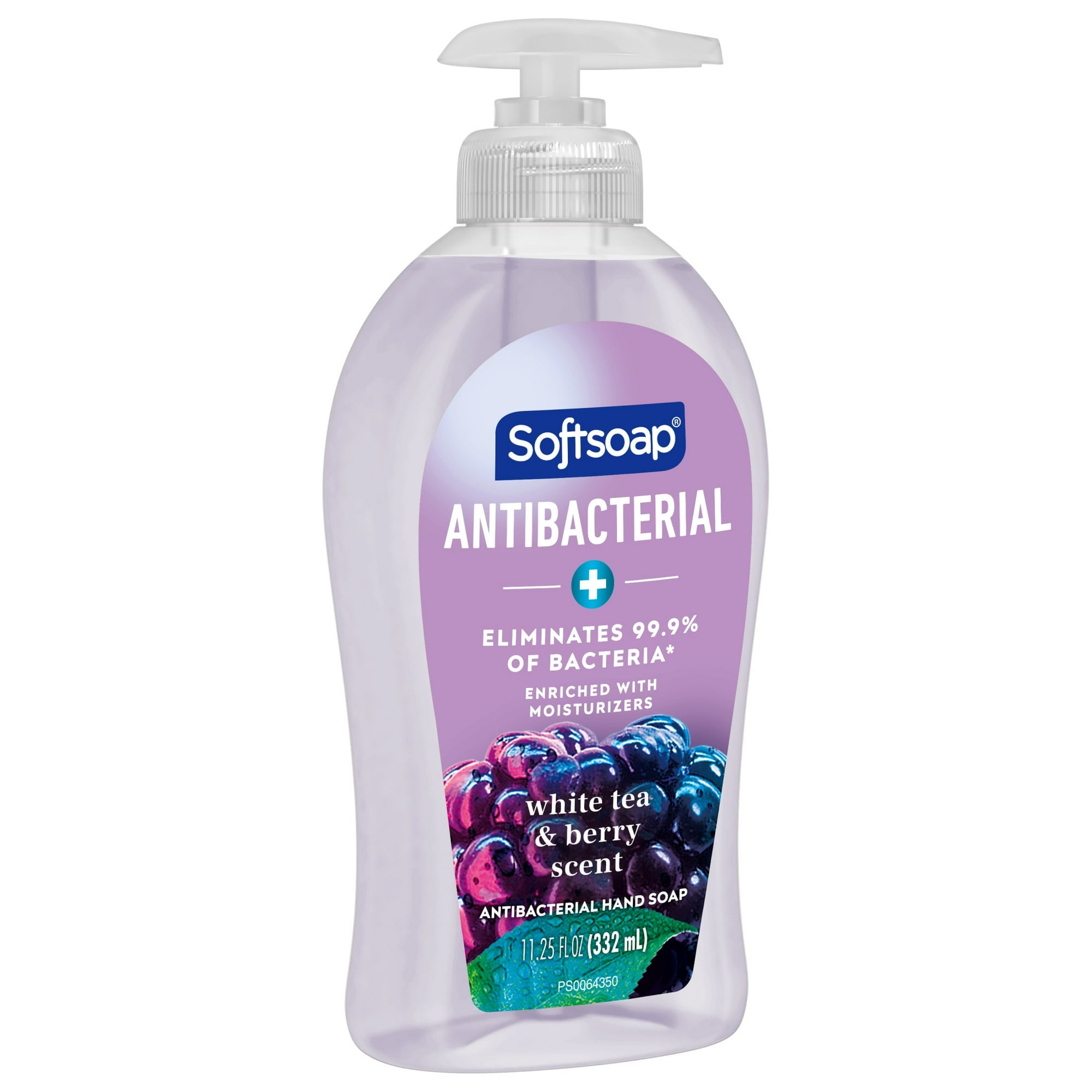 Softsoap Antibacterial Liquid Hand Soap, White Tea and Berry, 11.25 Fluid Ounce 6 Bottle