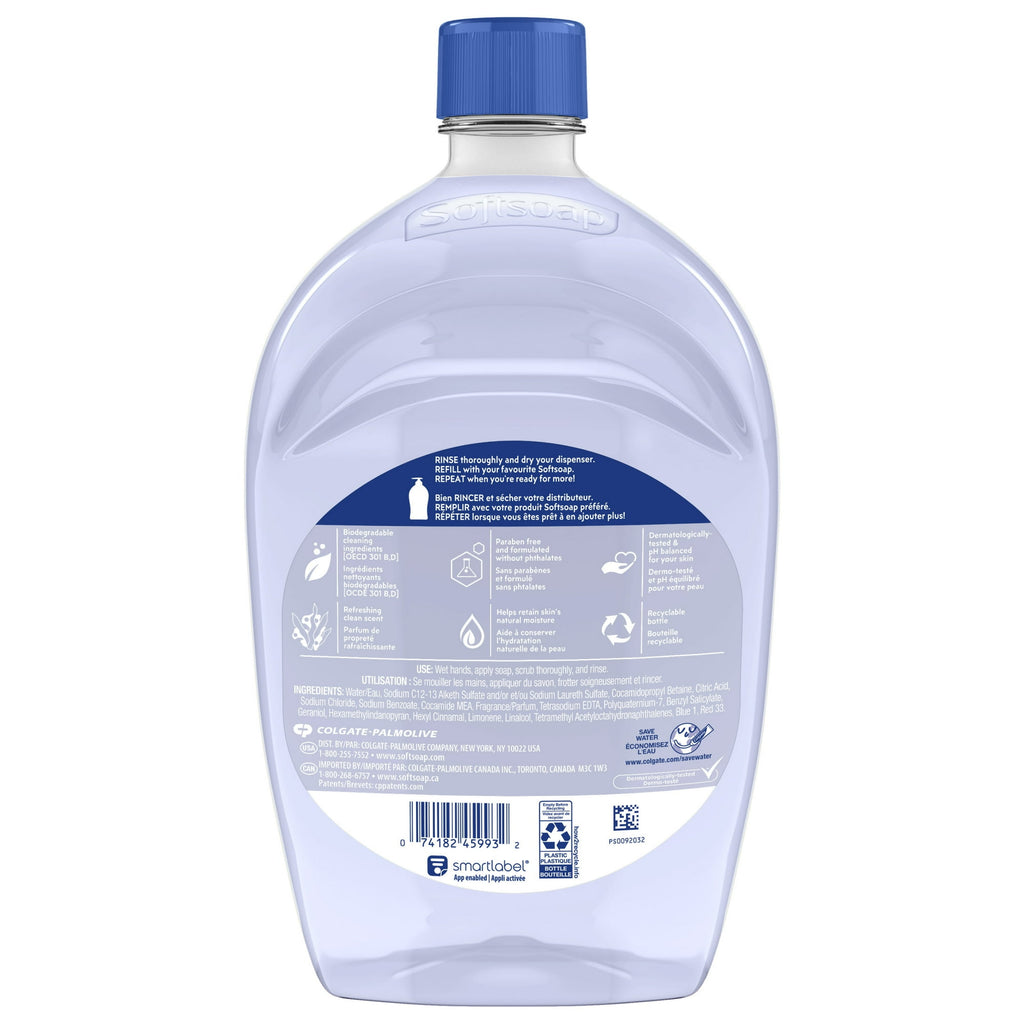 (3 pack) Softsoap Aquarium Liquid Hand Soap with New Easy Pour Spout, 50 fl oz Refill