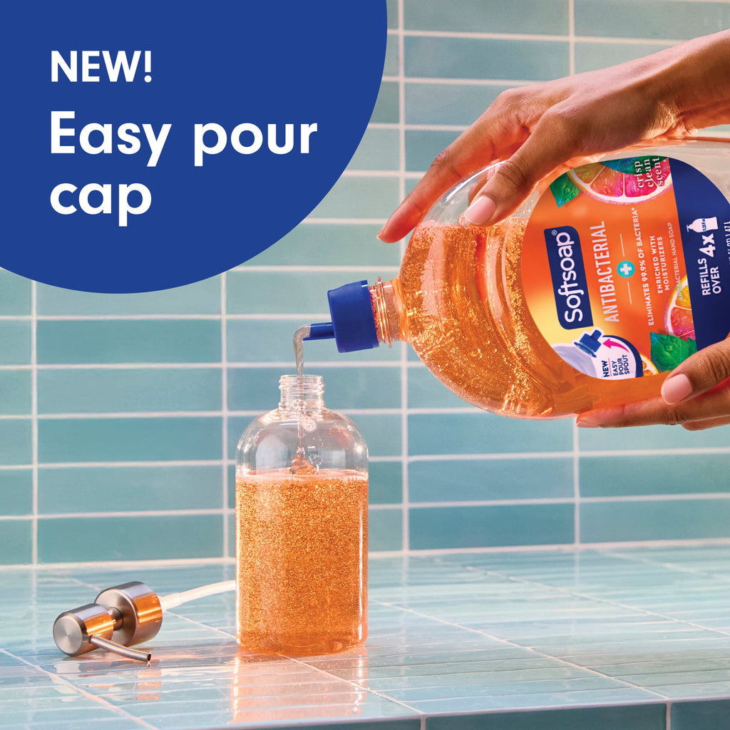 Softsoap Crisp Clean Antibacterial Hand Soap Refill