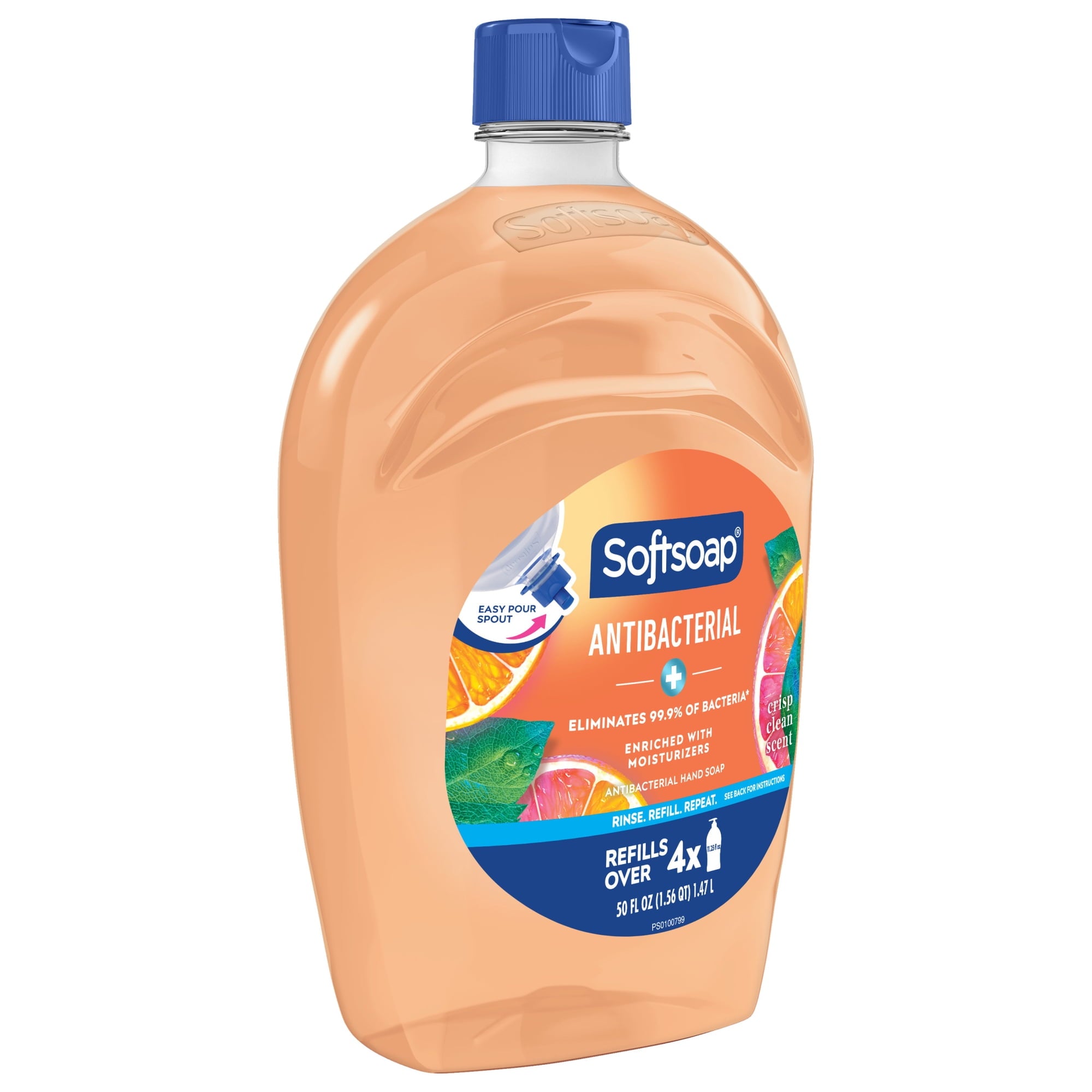 Softsoap Crisp Clean Antibacterial Hand Soap Refill 50 oz